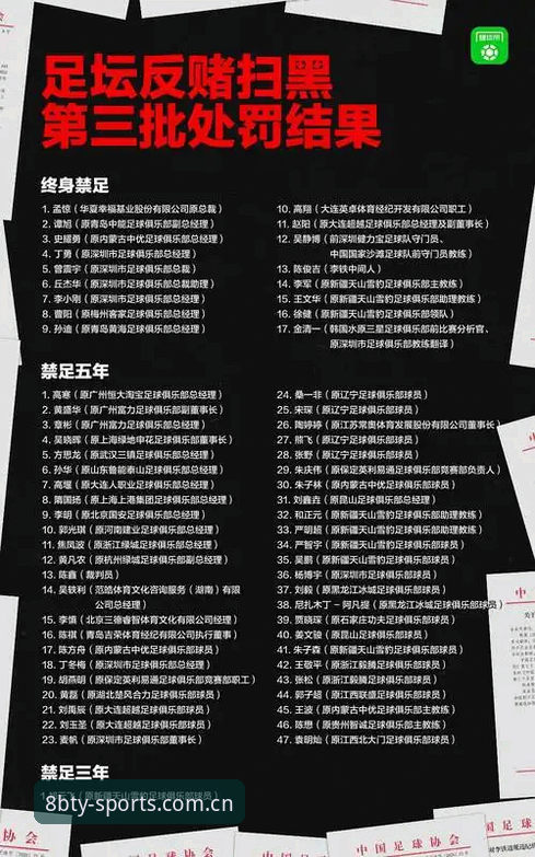 中国足协第三批禁足名单深度解读——从事件看懂行业规则实用指南